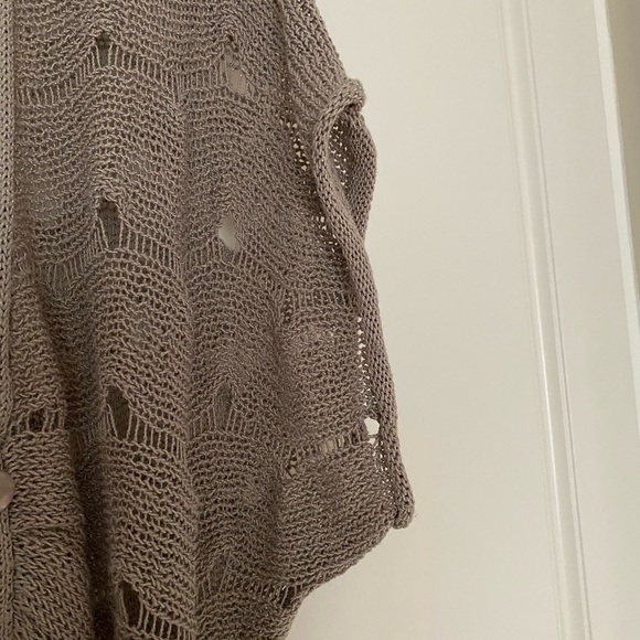 JANA SHORT SLEEVES KNITTED CARDIGAN SZ L/ XL - Picture 5 of 10